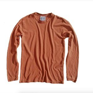 Jungmaven Baja Long Sleeve Hemp Tee in Terracotta